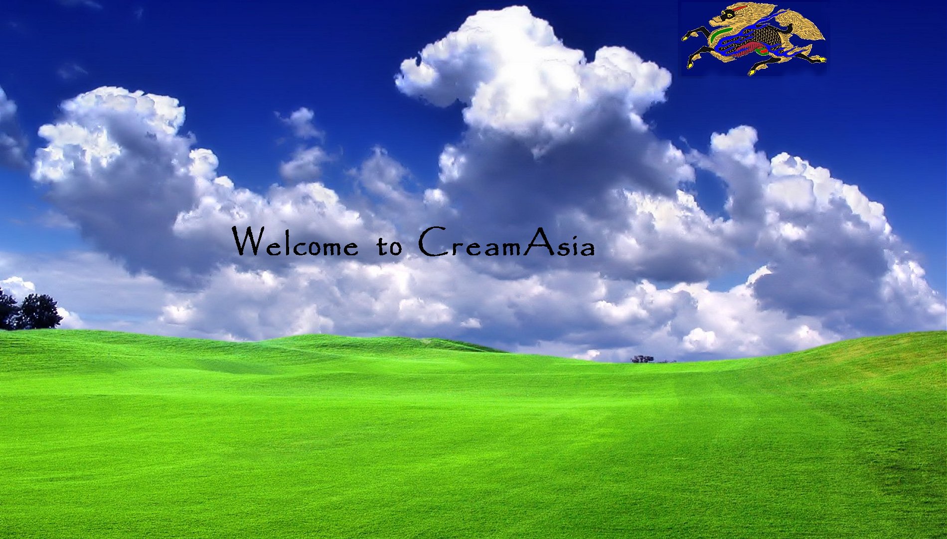 To save as Wallpaper Right Click over CreamAsia image and Select: Set as Background